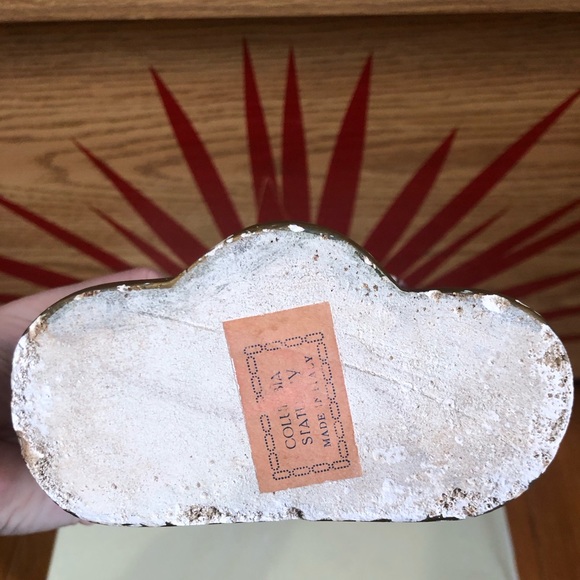 Vintage Italian Mother Mary & Joseph Chalkware Statue - Picture 10 of 11